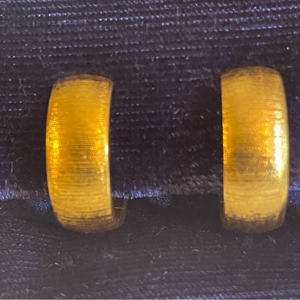 MONET Vintage Gold Small Hoops Clip on Earrings
